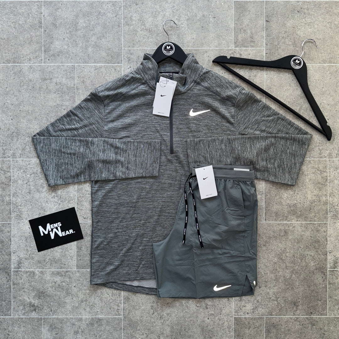 Nike Pacer 1/4 zip x flex set - Grey