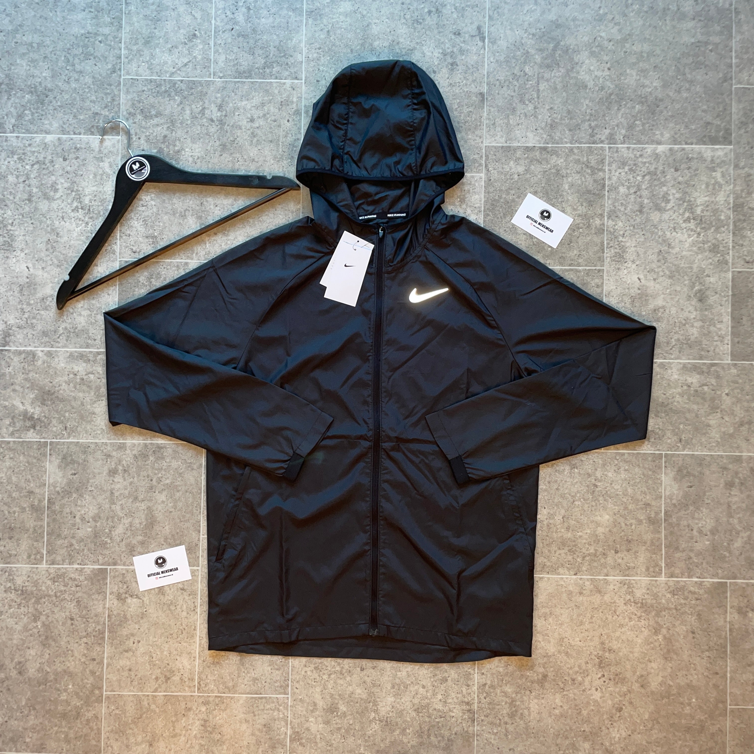 NIKE ESSENTIALS JACKET - BLACK â Official Menswear