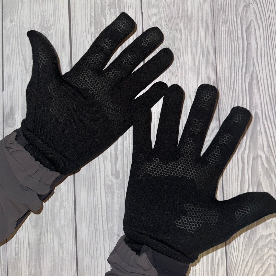 OFFICIAL MENSWEAR UK ‘SCREEN REACTIVE’ GLOVES - BLACK