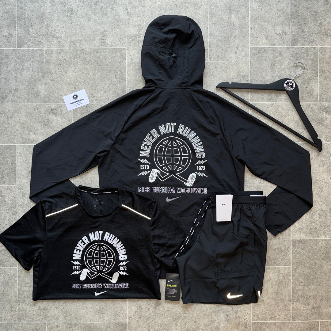 NIKE NEVER STOP RUNNING SET - BLACK