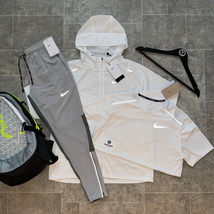 NIKE RUNNING REPEL x PHENOM SET - WHITE/GREY