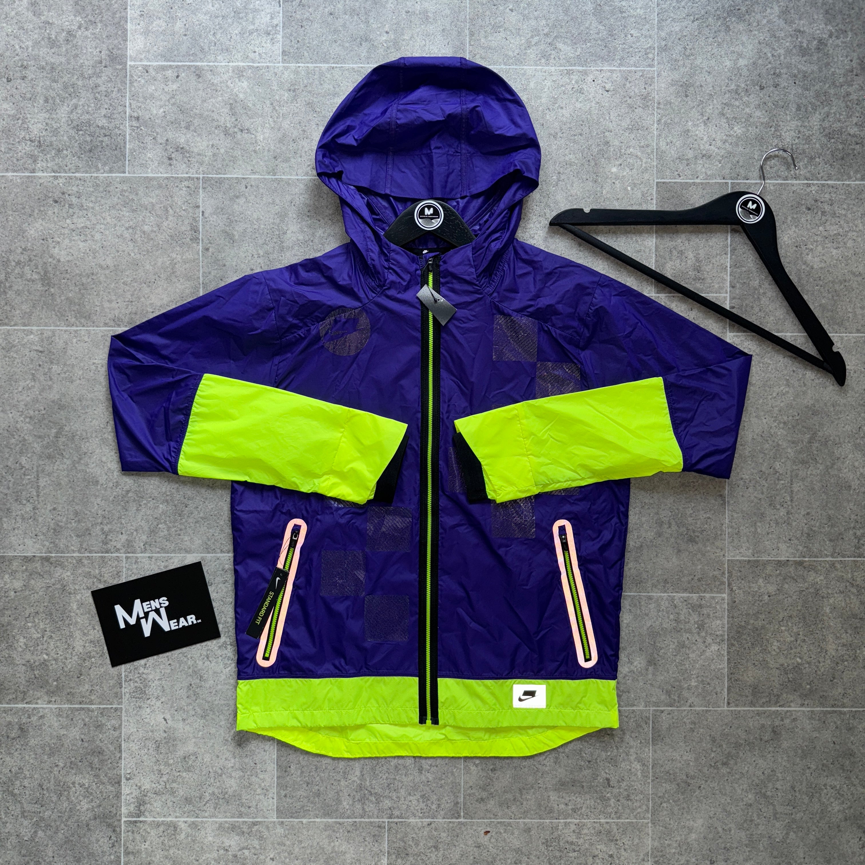 nike neon windbreaker