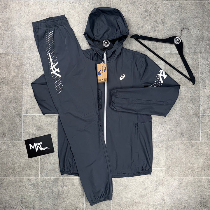 Asics Icon Tracksuit - Charcoal