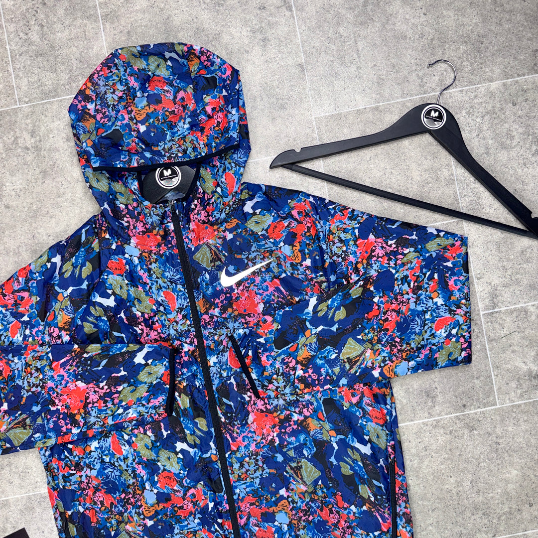 Nike ‘Exclusive’ Floral Windbreaker - Blue/Pink