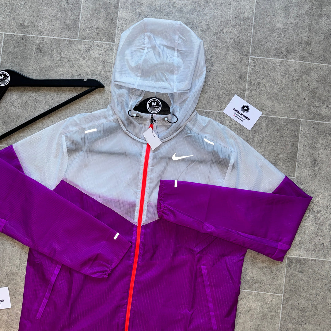 NIKE ‘RARE’ UV JACKET - GRAPE/WHITE