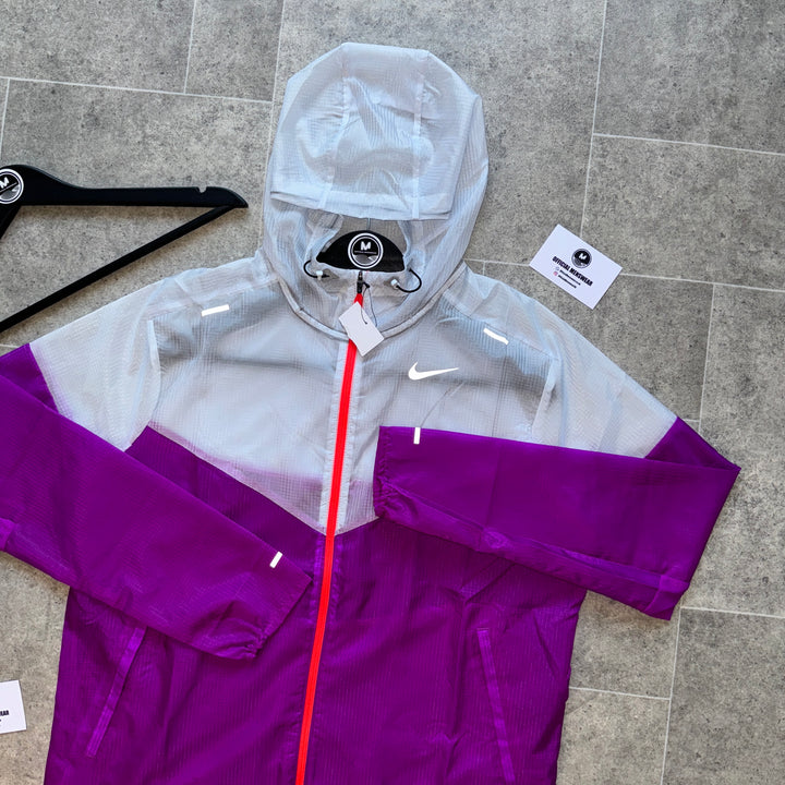 NIKE ‘RARE’ UV JACKET - GRAPE/WHITE