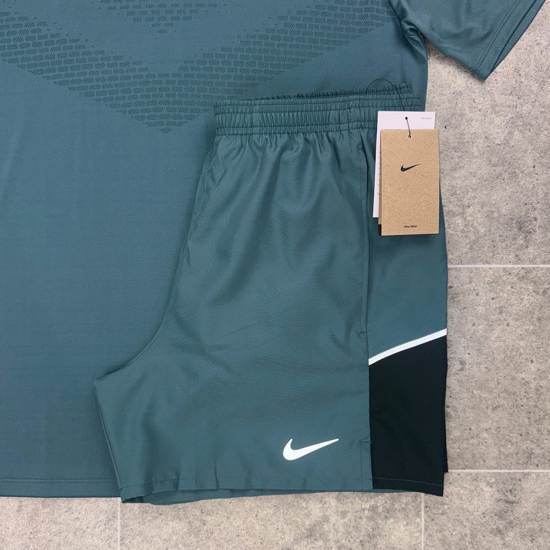 Nike Stride x Challenger Shorts Set - Mineral Slate