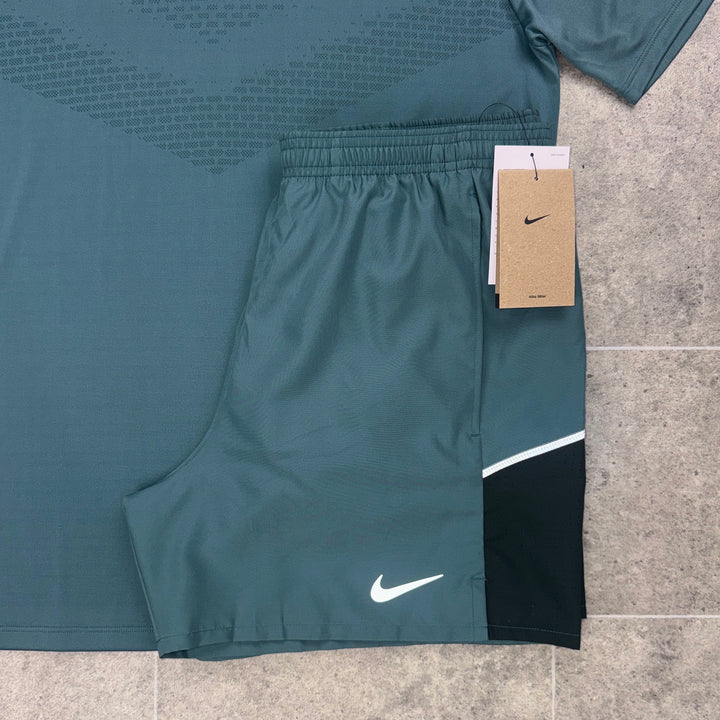 Nike Stride x Challenger Shorts Set - Mineral Slate