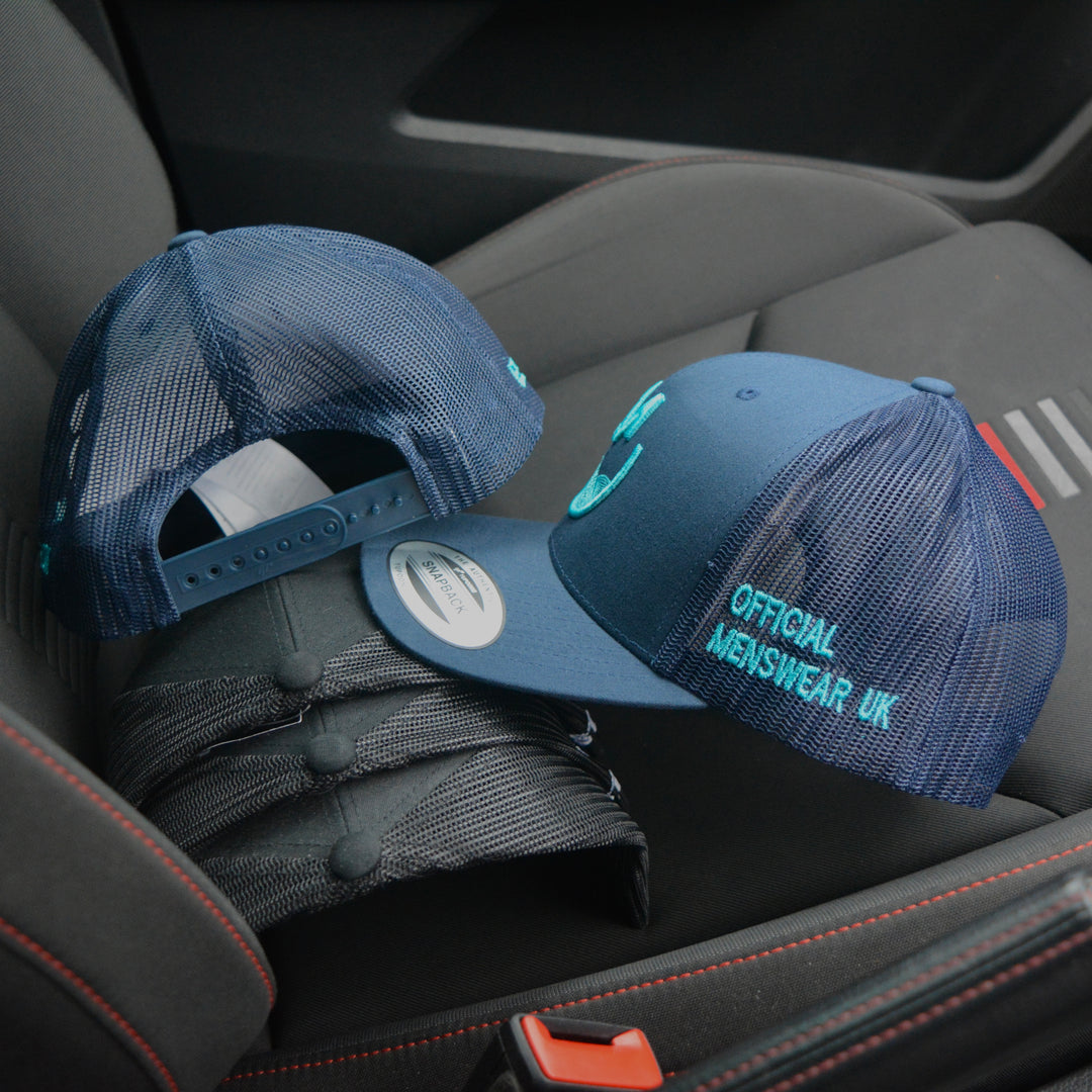 OFFICIAL MENSWEAR UK CAP - NAVY/POWDER BLUE