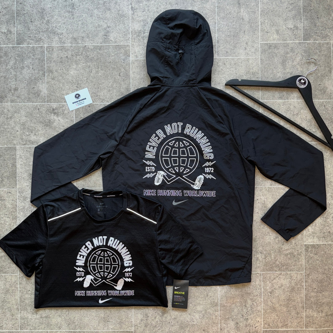 NIKE NEVER STOP RUNNING SET - BLACK