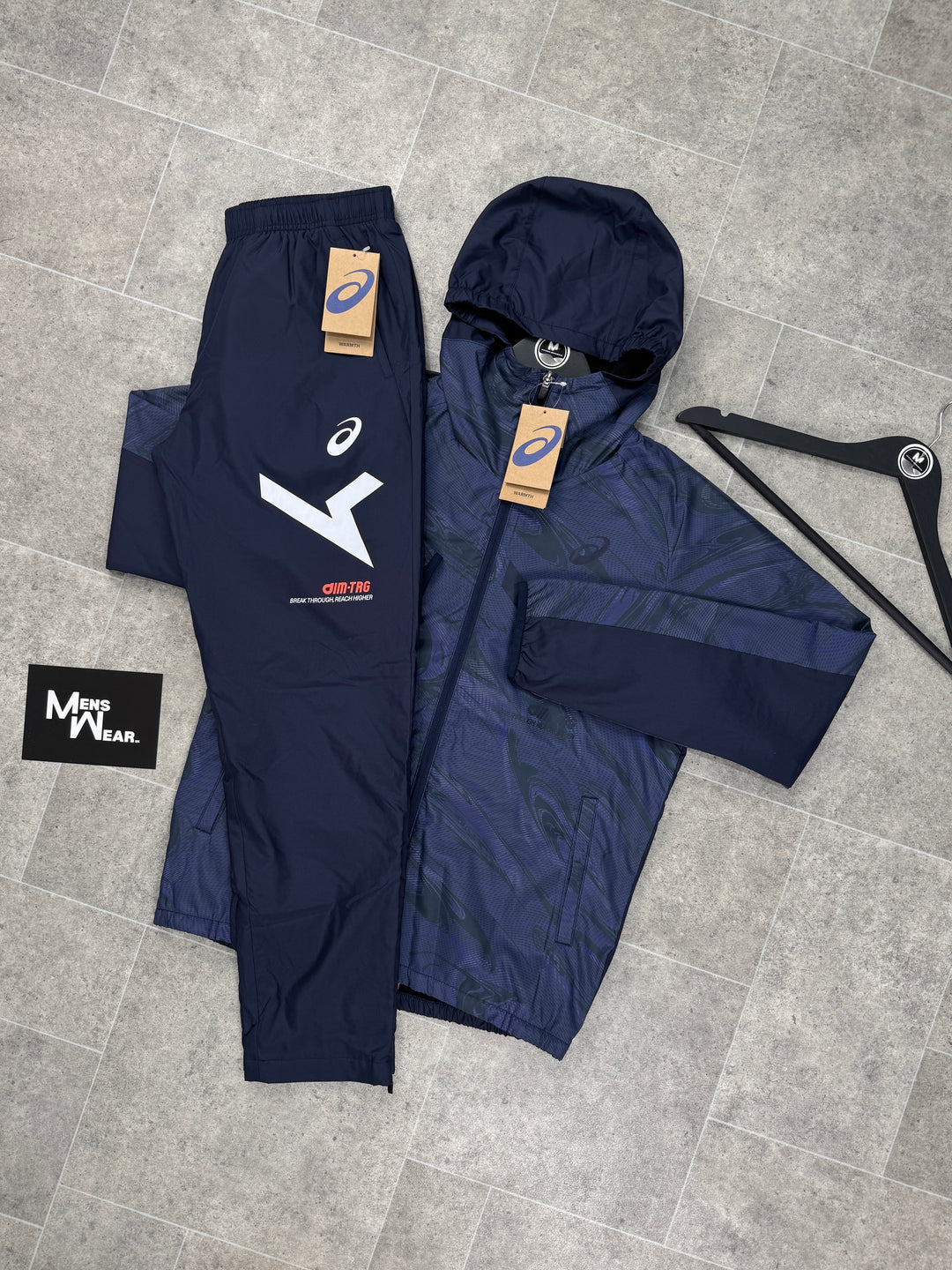 Asics ‘Exclusive’ Fleece Lined Tracksuit - Navy