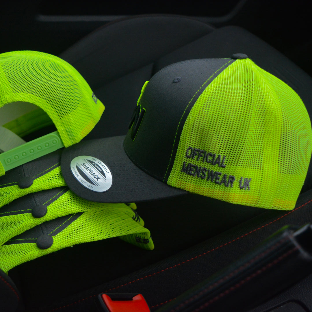 OFFICIAL MENSWEAR UK CAP - NEON/GREY