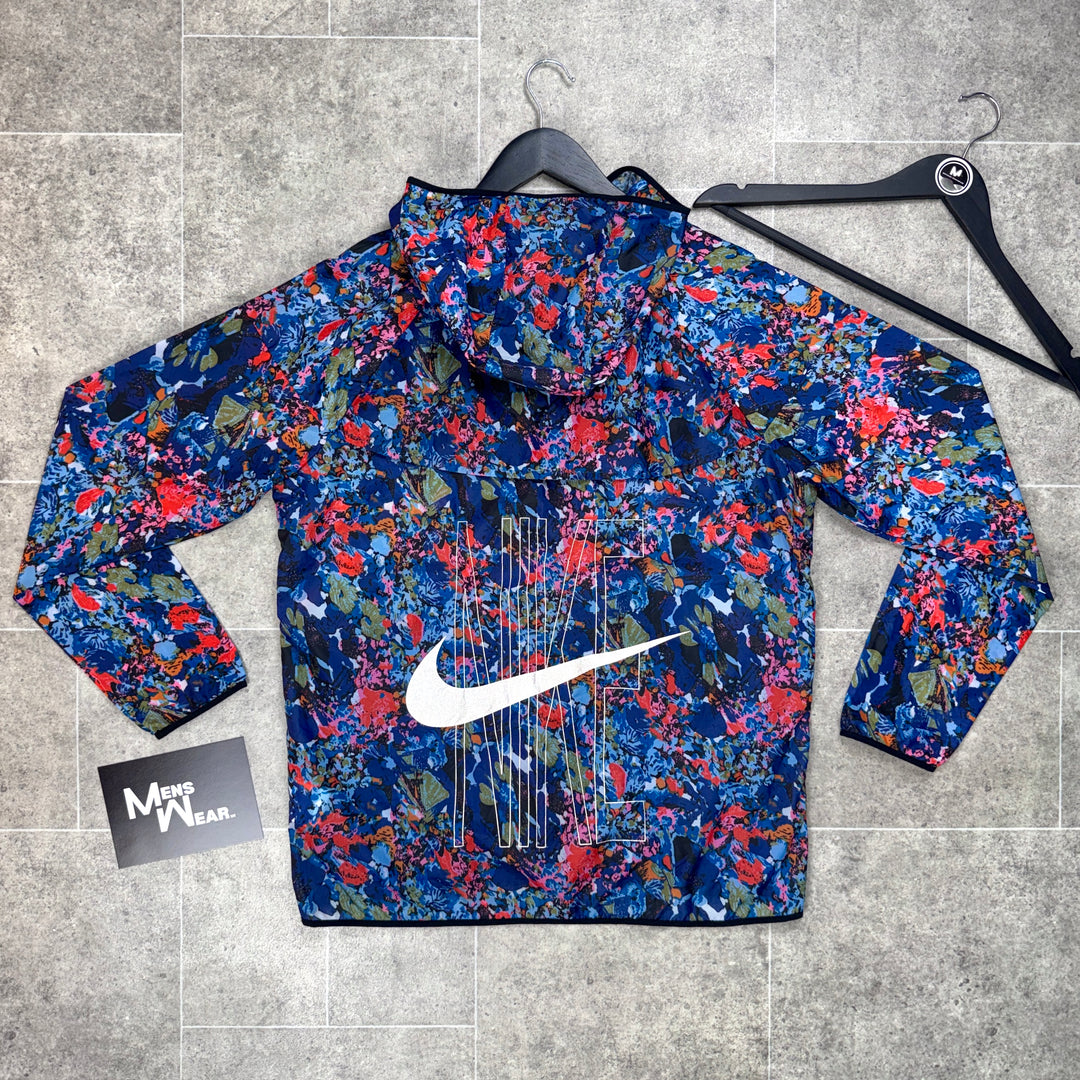 Nike ‘Exclusive’ Floral Windbreaker - Blue/Pink