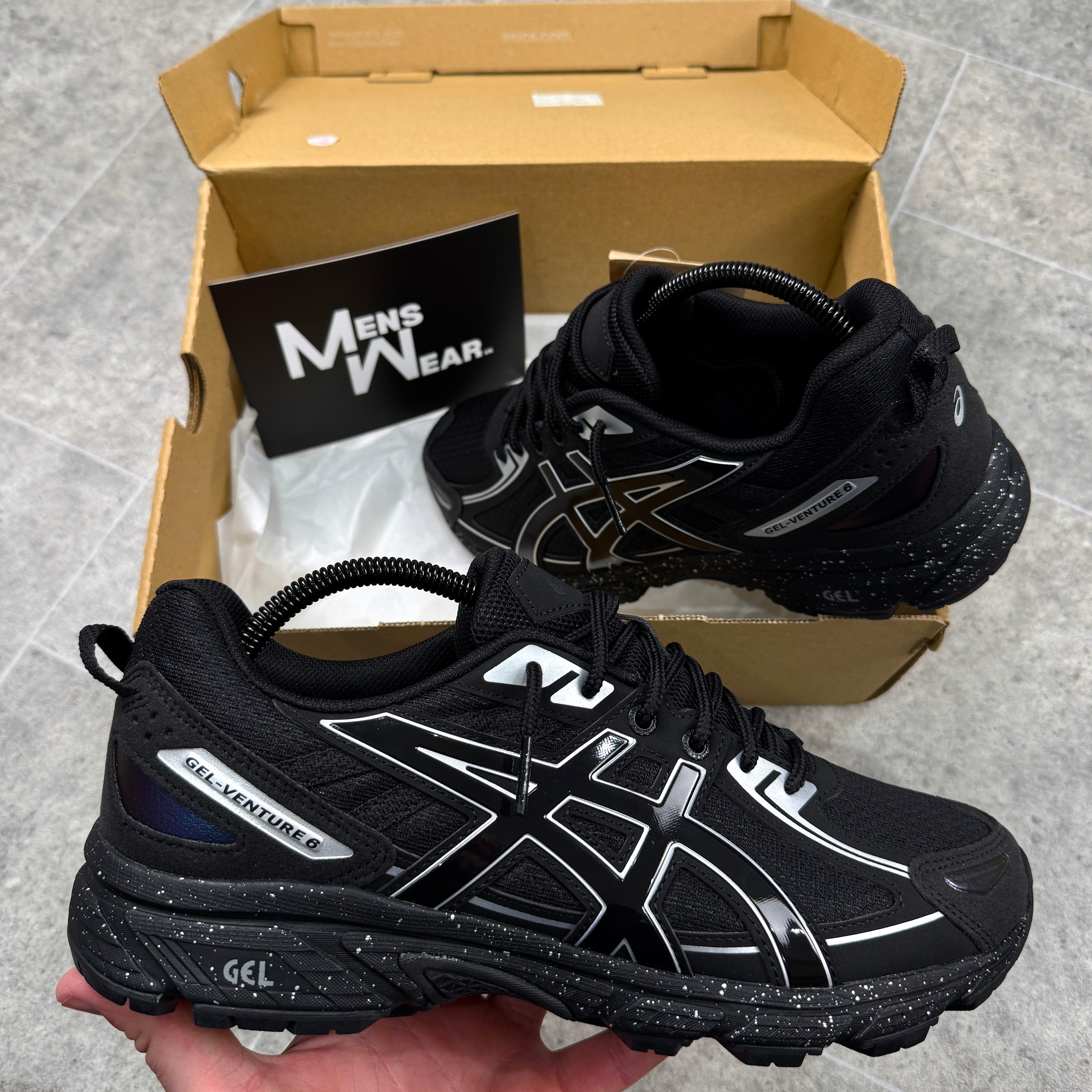 Asics Gel Venture 6 - Noir – Official Menswear UK Asics Gel Venture 6 - Noir – Official Menswear UK