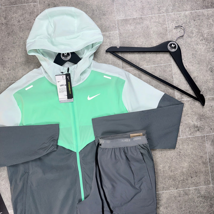 Nike UV windbreaker x flex set - Mint/Grey