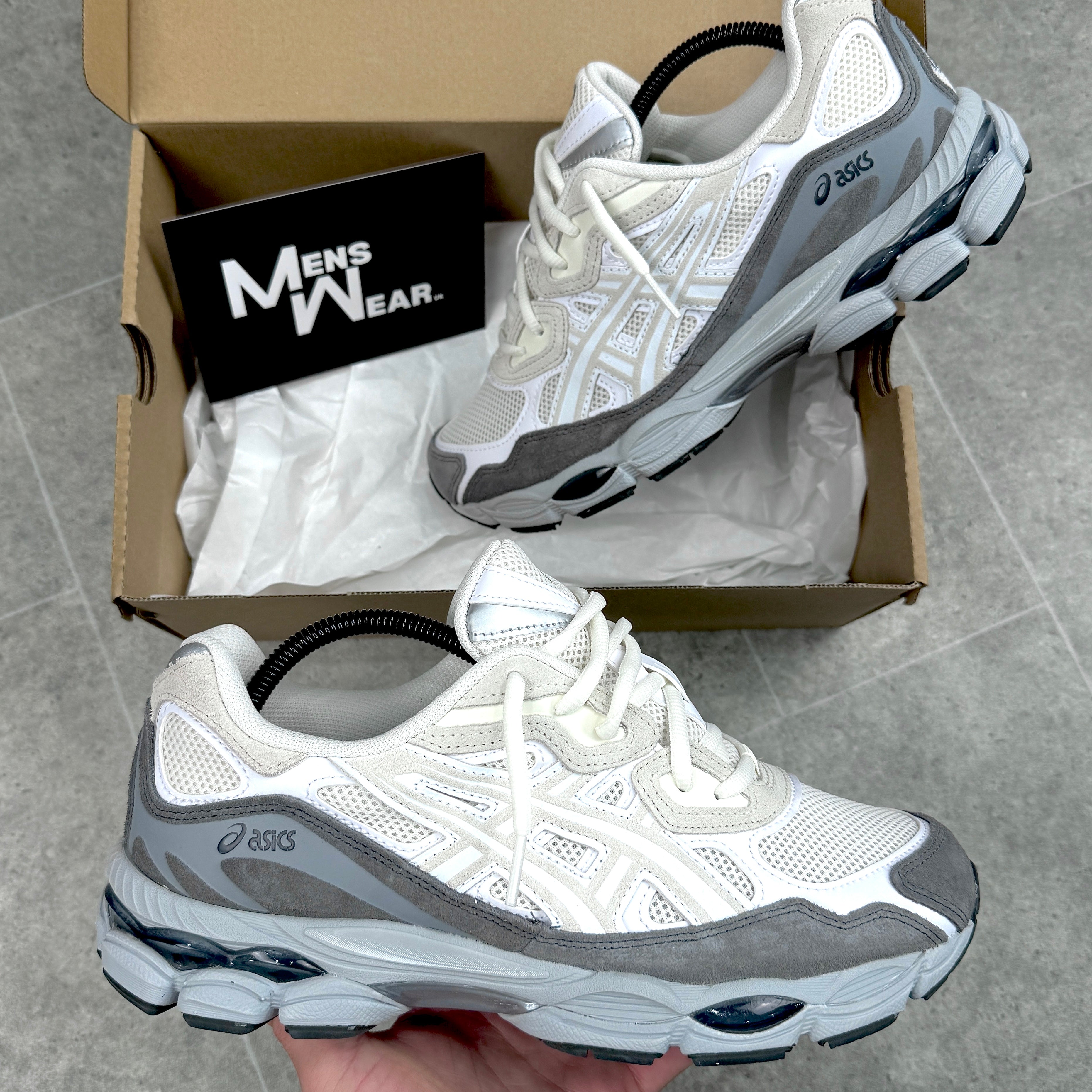 Asics Gel-NYC - Cream/White – Official Menswear UK