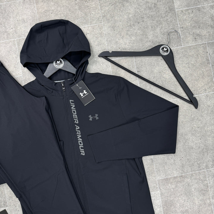 UNDER ARMOUR ‘OUT-RUN THE STORM’ STORM FIT TRACKSUIT - BLACK/GREY