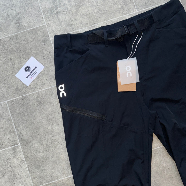 ON RUNNING TREK COMBAT PANTS - BLACK