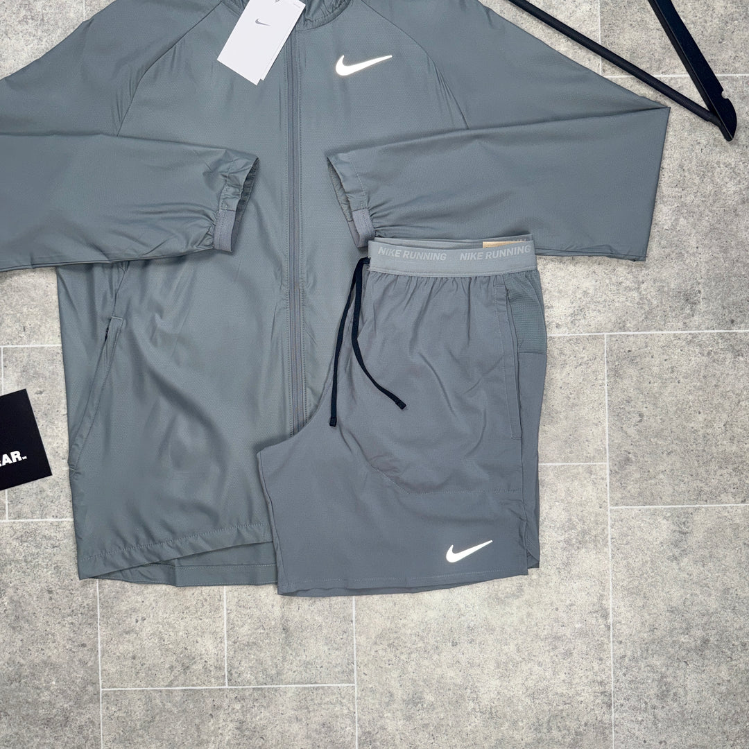 Nike Essentials Windbreaker x Flex Set - Stone Grey