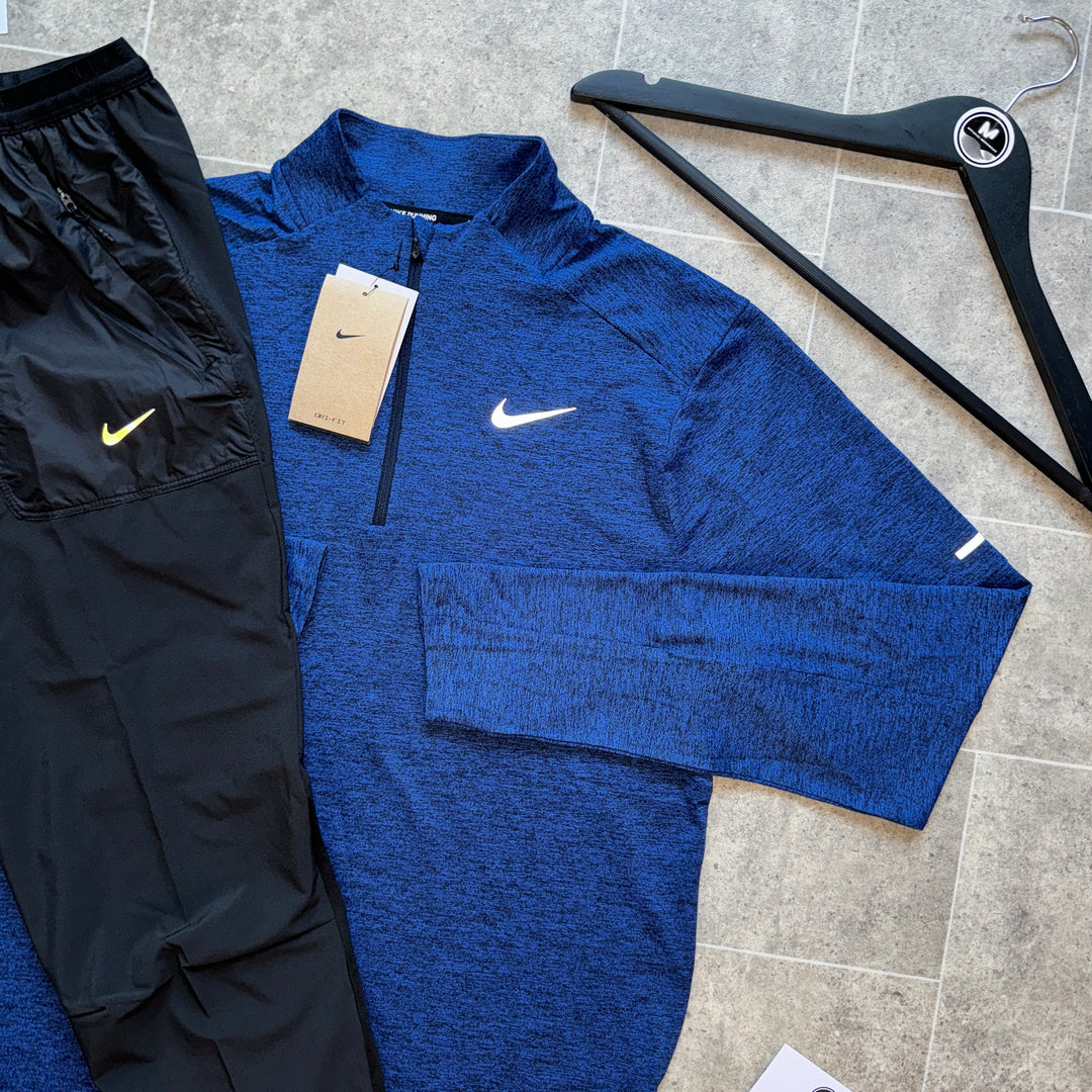 NIKE ELEMENT x RUNNING PHENOM ELITE SET - ROYAL BLUE/BLACK