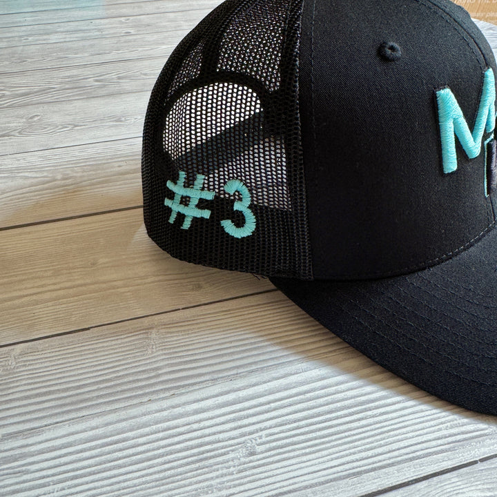 OFFICIAL MENSWEAR UK CAP - BLACK/POWDER BLUE