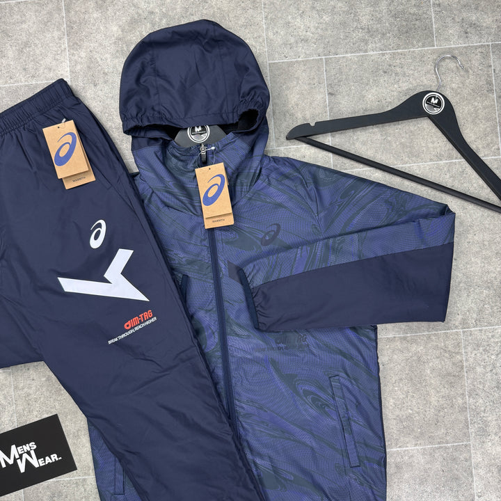 Asics ‘Exclusive’ Fleece Lined Tracksuit - Navy