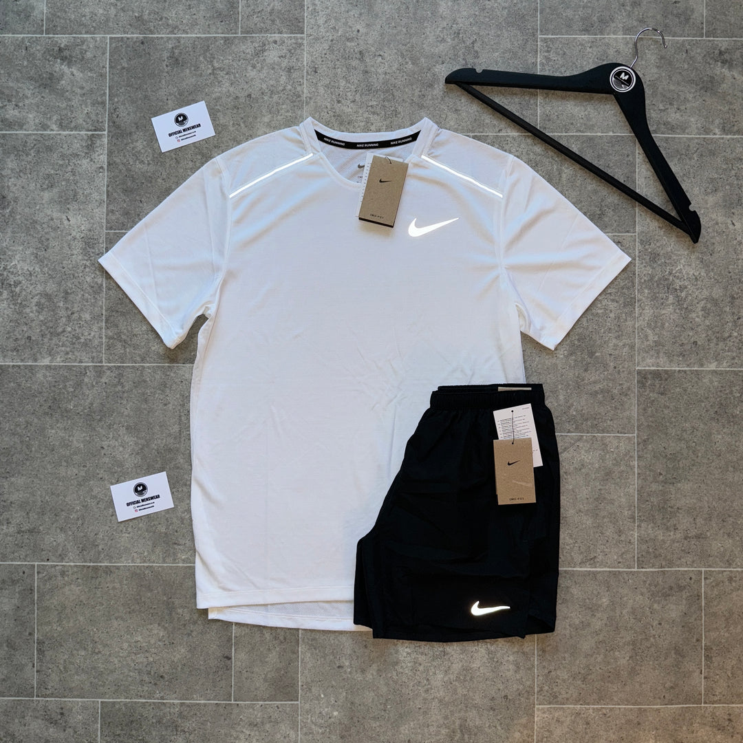 NIKE MILER 1.0 SET - WHITE/BLACK