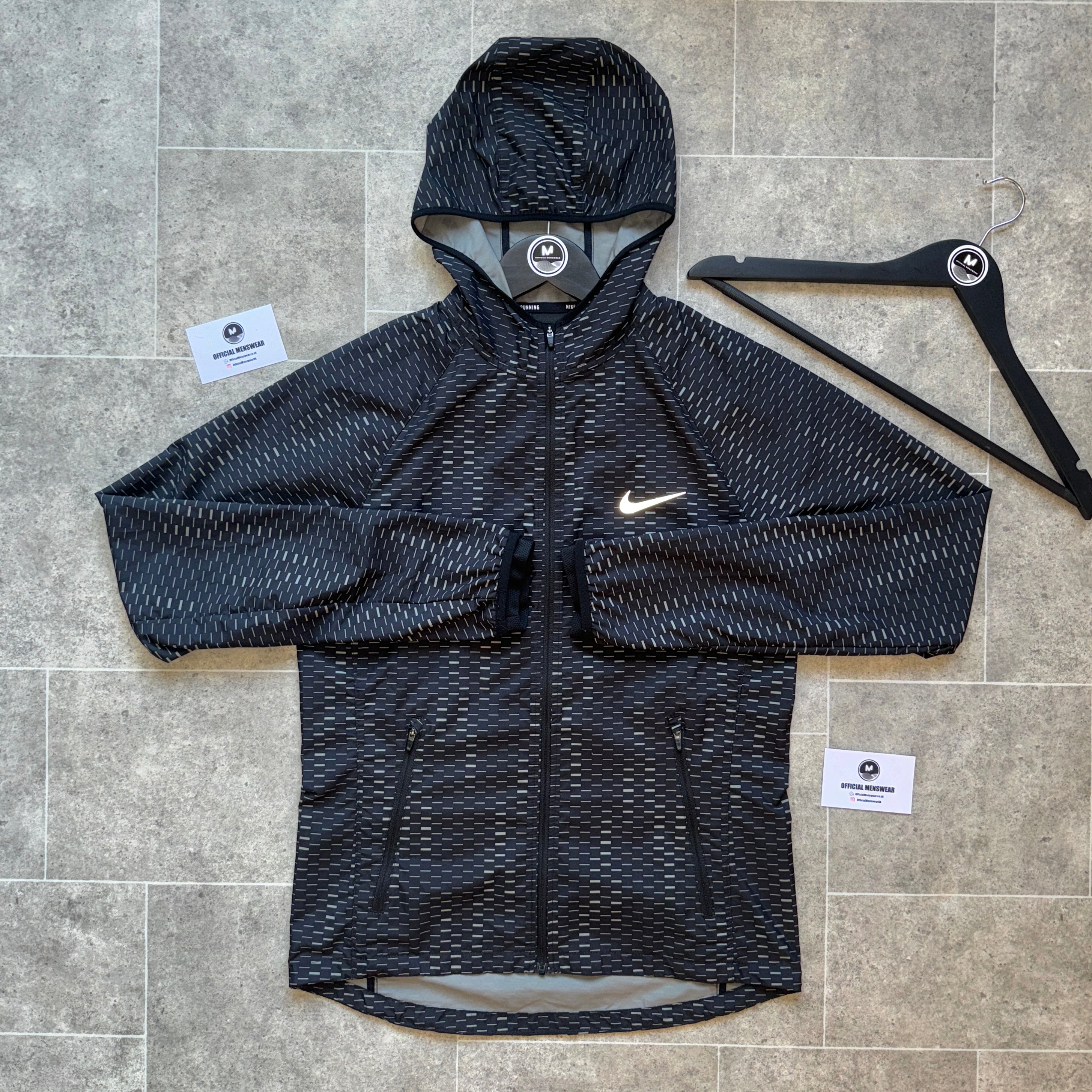 NIKE RACER FUSE JACKET BLACK Official Menswear UK