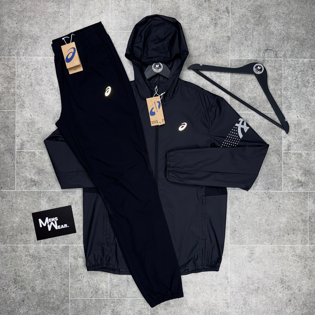 Asics Icon Tracksuit - Black