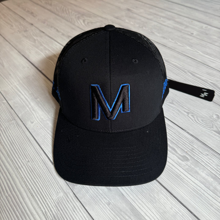 OFFICIAL MENSWEAR UK CAP - BLACK/ROYAL BLUE