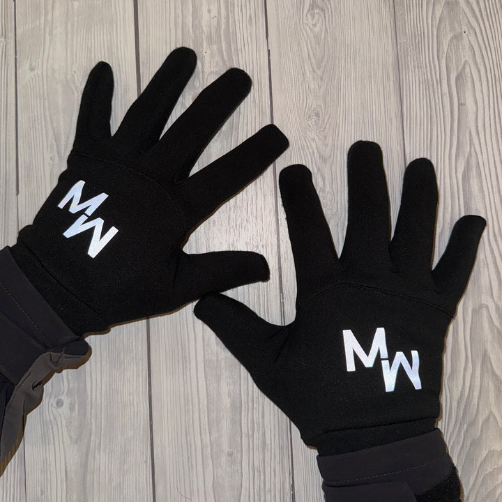 OFFICIAL MENSWEAR UK ‘SCREEN REACTIVE’ GLOVES - BLACK