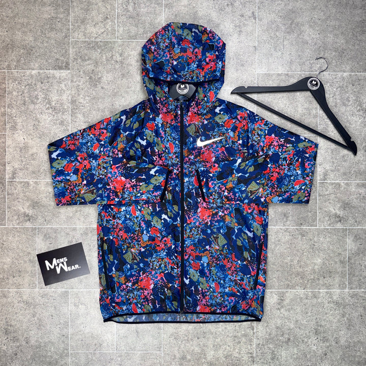 Nike ‘Exclusive’ Floral Windbreaker - Blue/Pink