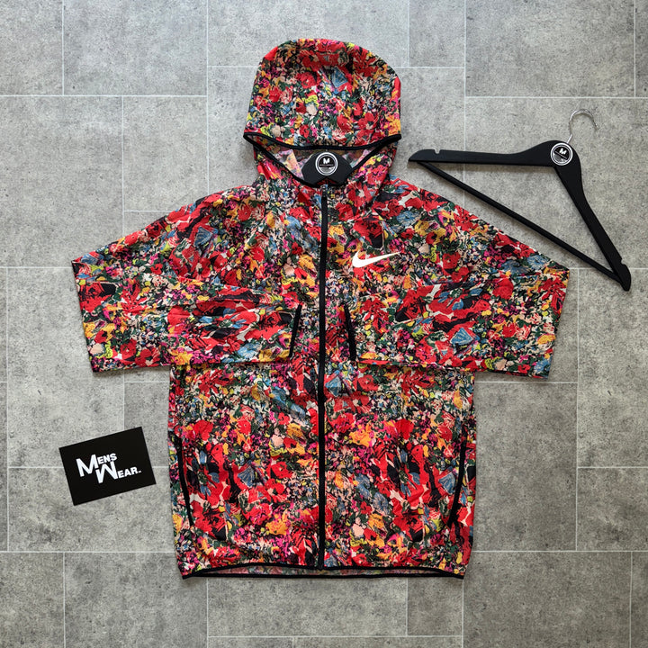 Nike ‘Exclusive’ Floral Windbreaker - Red