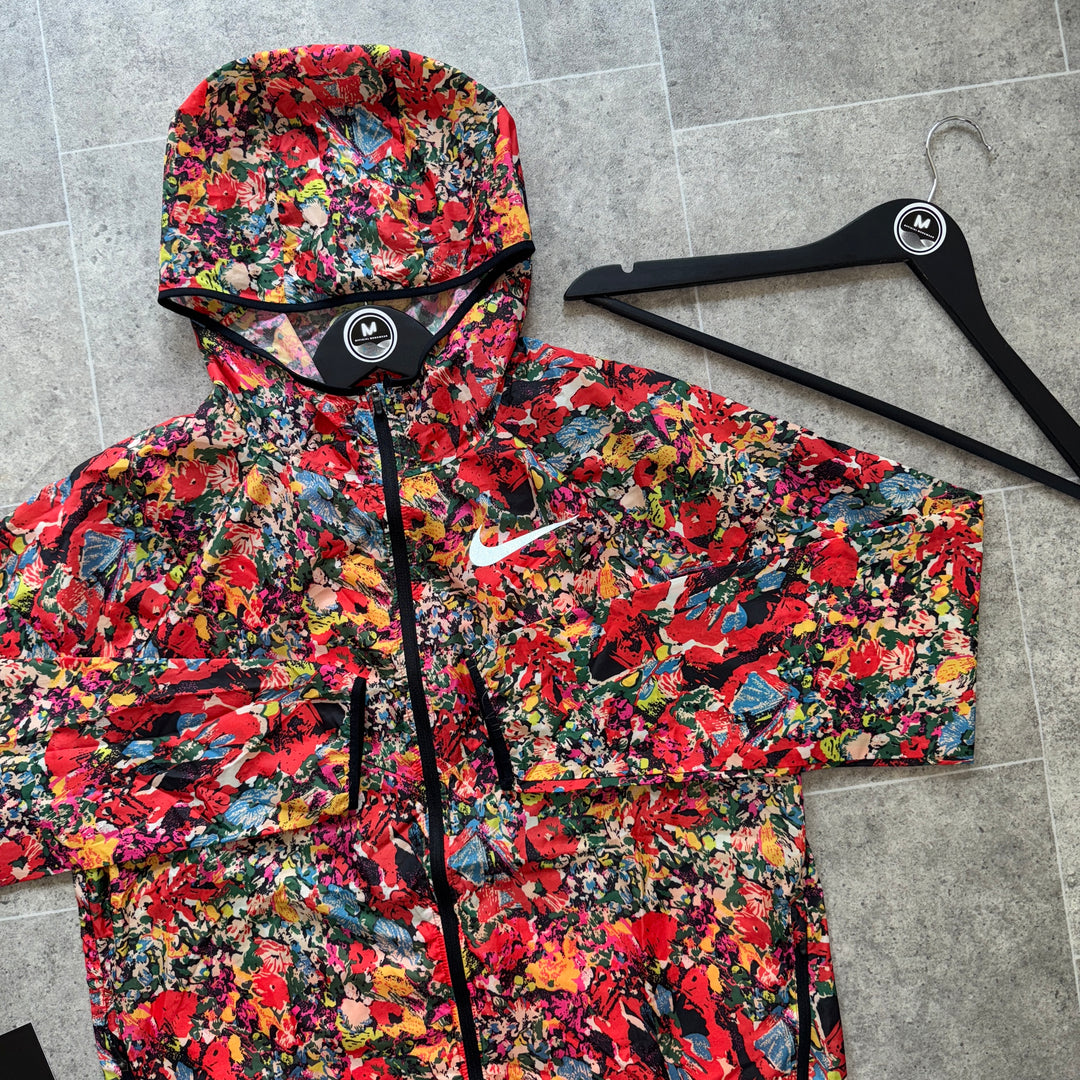 Nike ‘Exclusive’ Floral Windbreaker - Red