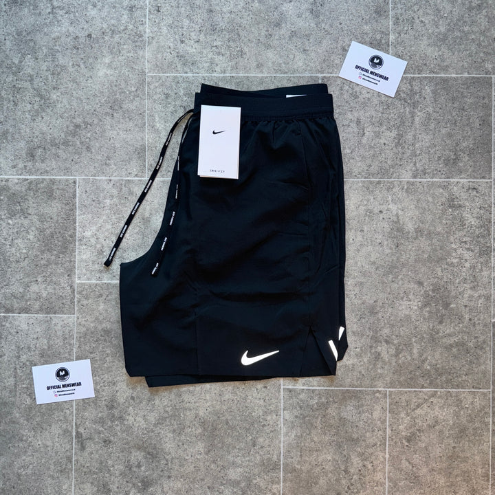 NIKE FLEX STRIDES (7”) - BLACK