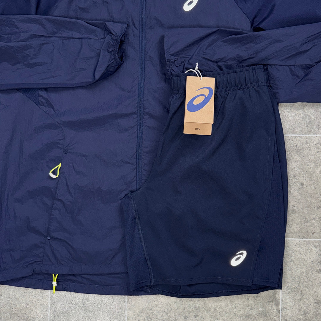 ASICS ROAD WINDRUNNER x CORE SHORT SET - Midnight