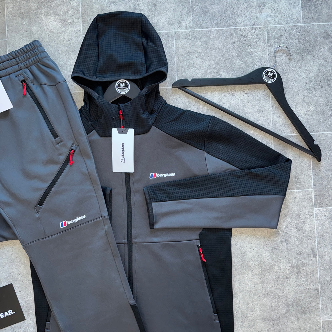 Berghaus Slidey Full Zip Hoodie Set - Grey
