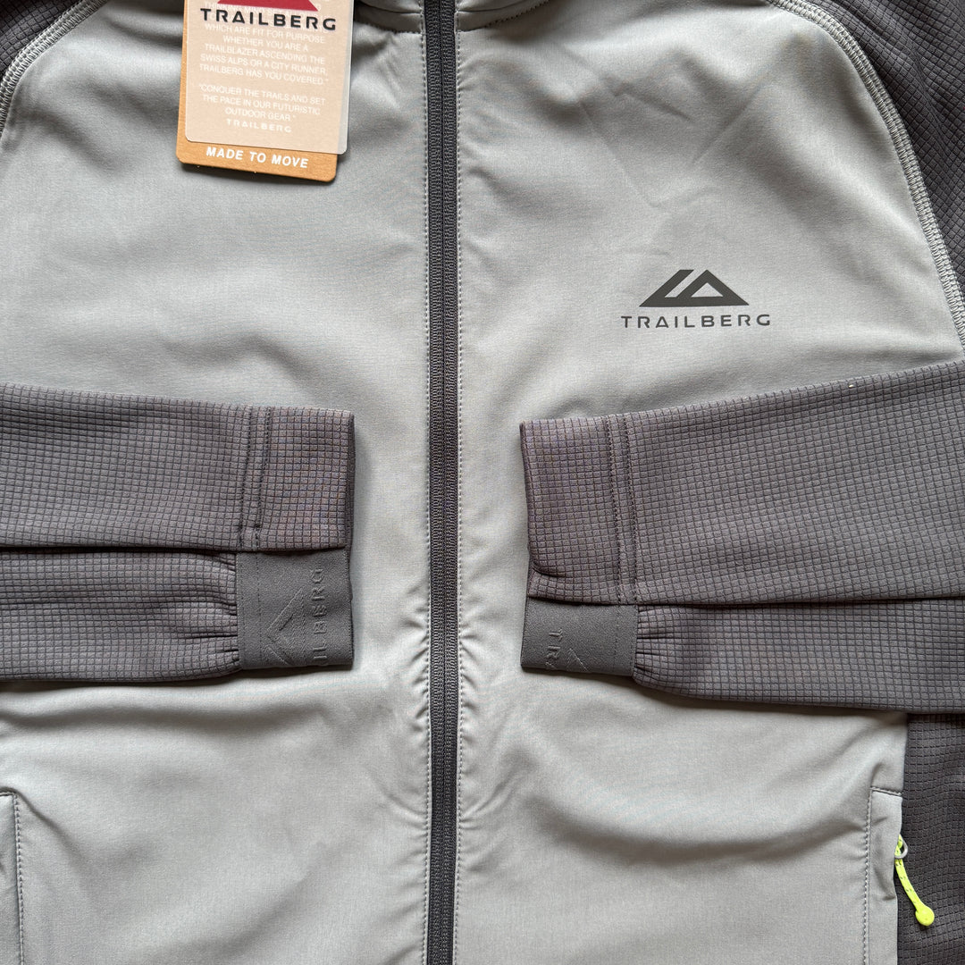 TRAILBERG GLACIER FLEECE JACKET - GREY