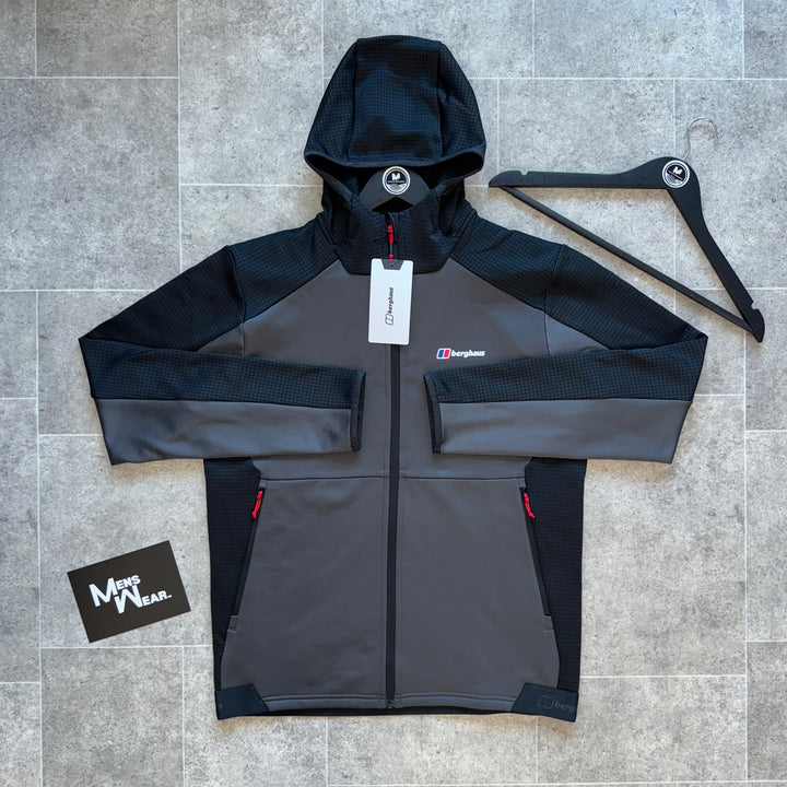 Berghaus Slidey Full Zip Hoodie Tri-Set - Grey