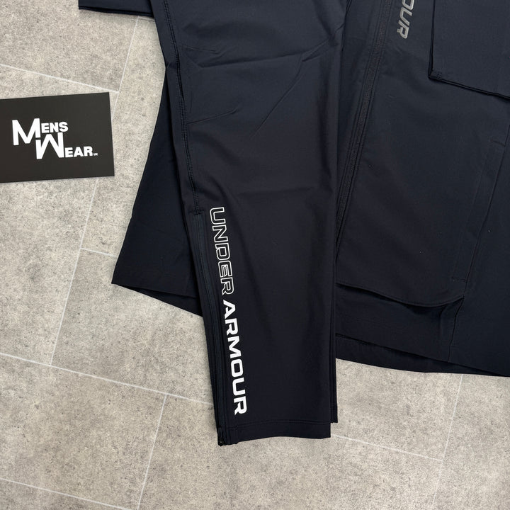 UNDER ARMOUR ‘OUT-RUN THE STORM’ STORM FIT TRACKSUIT - BLACK/GREY