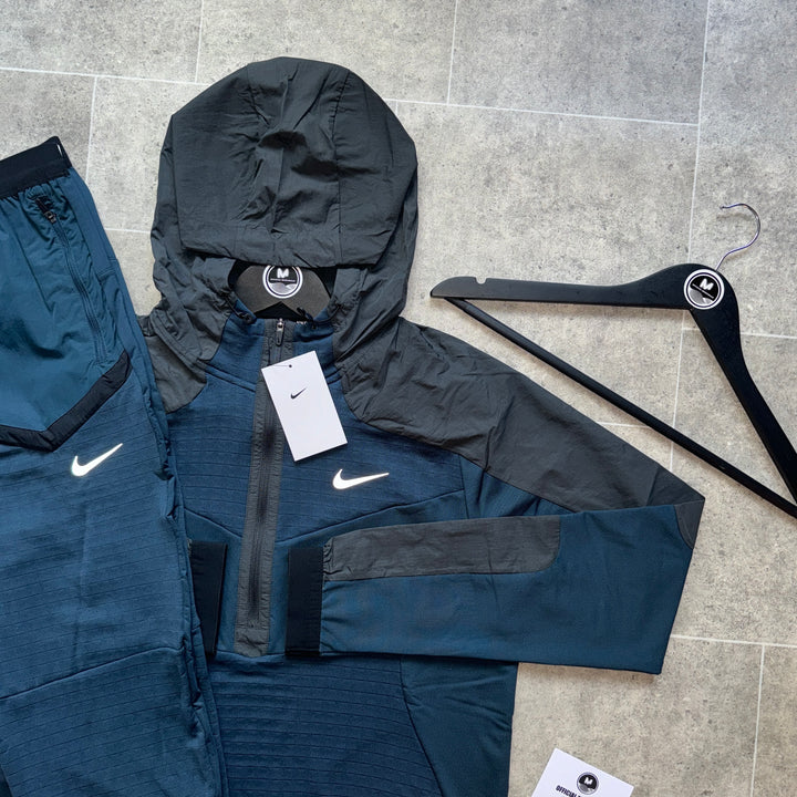 NIKE RUNNING DIVISION LONG SLEEVE SET - NAVY/GREY