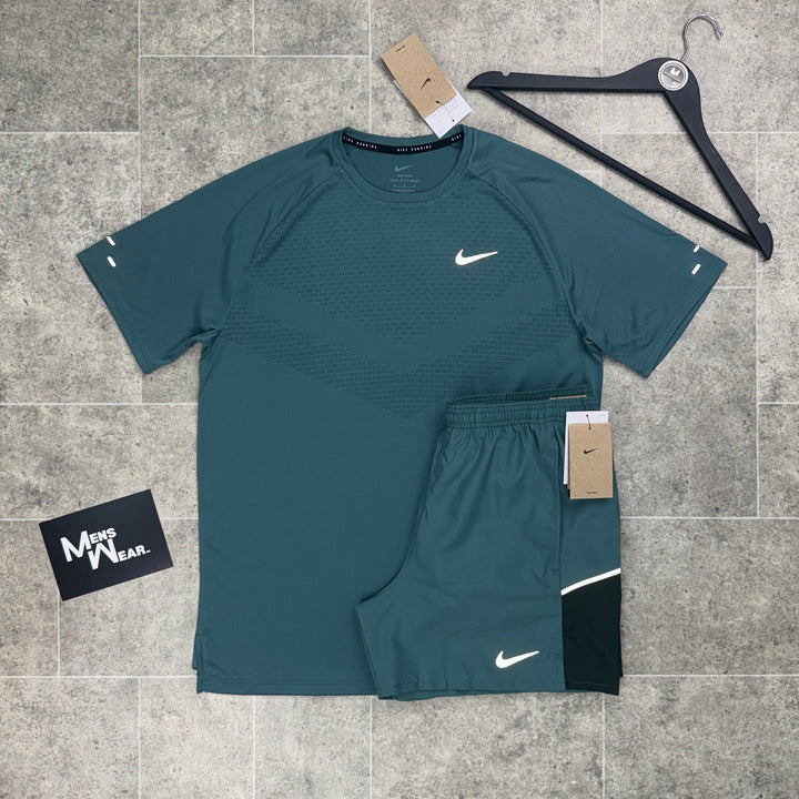 Nike Stride x Challenger Shorts Set - Mineral Slate