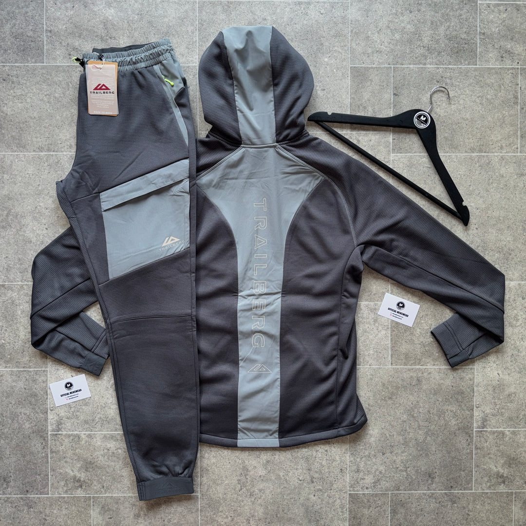 TRAILBERG GLACIER FLEECE TRACKSUIT - GREY