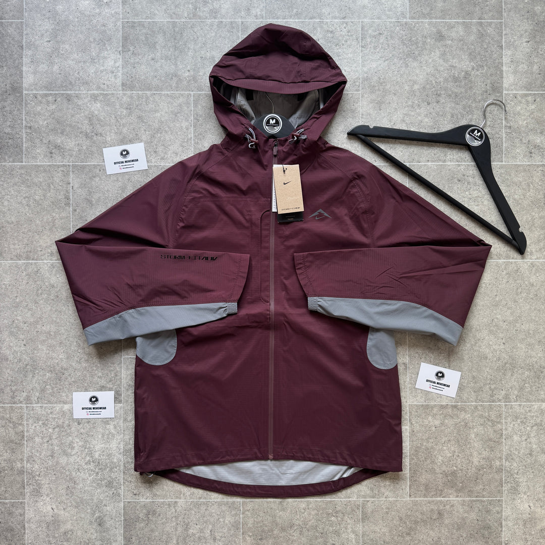 Nike ‘2025’ Cosmic Peaks Storm-fit ADV Waterproof Jacket - Maroon/Grey