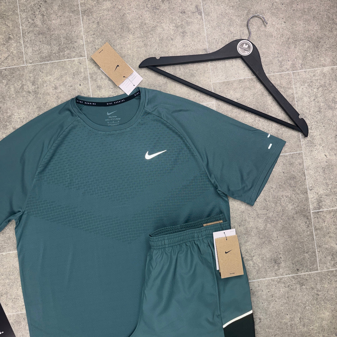 Nike Stride x Challenger Shorts Set - Mineral Slate