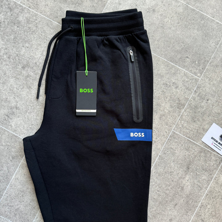 HUGO BOSS STRIPE PANTS - BLACK/BLUE