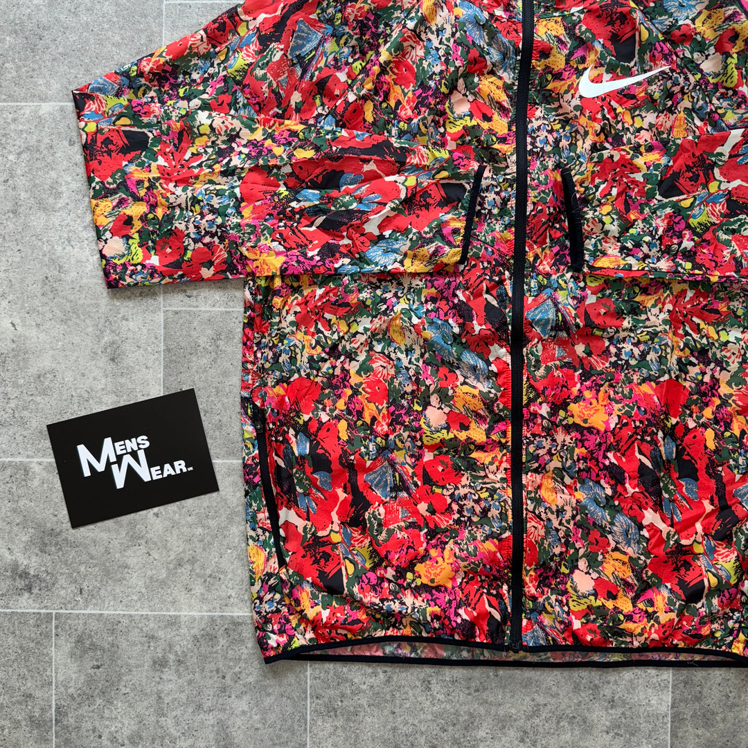Nike ‘Exclusive’ Floral Windbreaker - Red