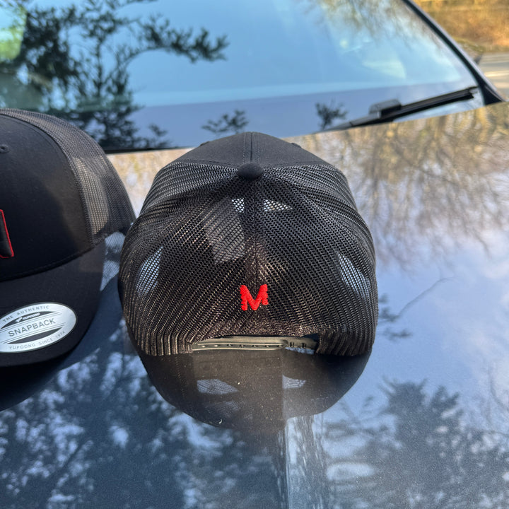 OFFICIAL MENSWEAR UK CAP - BLACK/RED