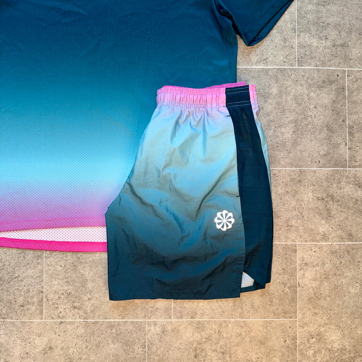 NIKE RUNNING GRADIENT SET - PINK/TURQUOISE