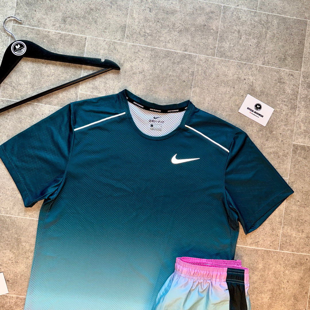 NIKE RUNNING GRADIENT SET - PINK/TURQUOISE